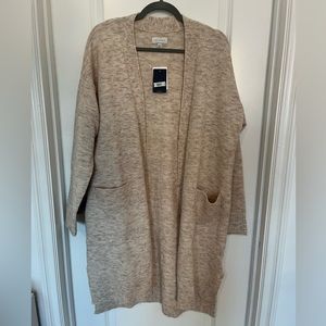 NWT Lucky Brand cardigan with pockets size medium